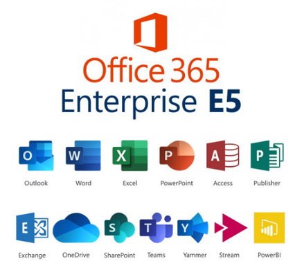Office 365 E5 200 Utilisateur1 Tb Capacité Produit d'activation en ligne Pour le marché