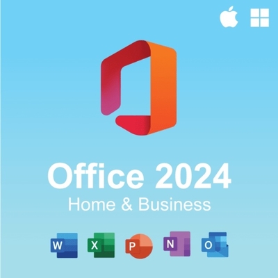 Office 2024 Famille et Petite Entreprise pour Windows ou MAC Licence liée à l'e-mail