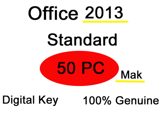 50 la livraison instantanée de clé de permis du bureau 2013 de PC, clé 2013 de produit de  Access de vie