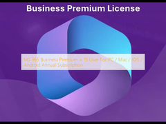 MS 365 Business Premium + 15 utilisateurs Pour PC / Mac / IOS / Android Abonnement annuel